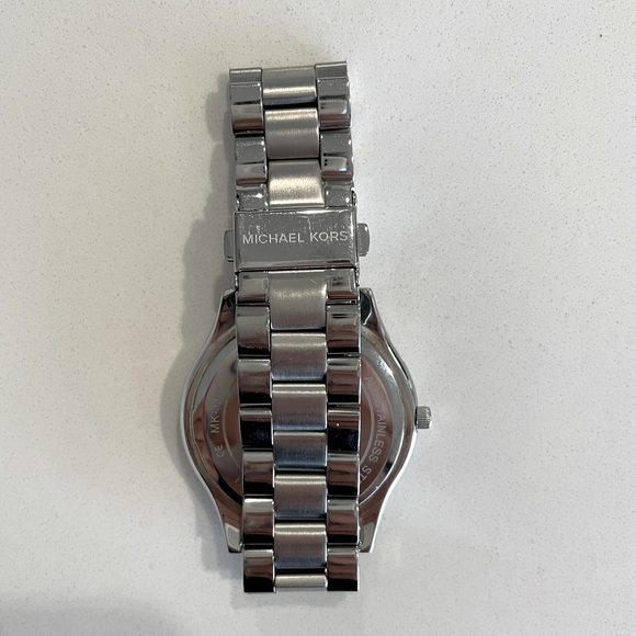 Authentic Silver Michael Kors Watch - Picture 3 of 5